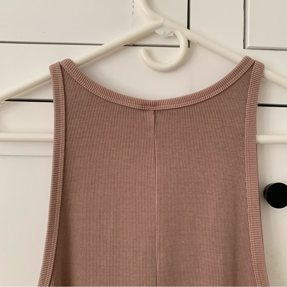 Old Navy Ribbed High Neck Pink/Brown Bodycon Dress Bundle of 2 Size XL - Picture 9 of 16